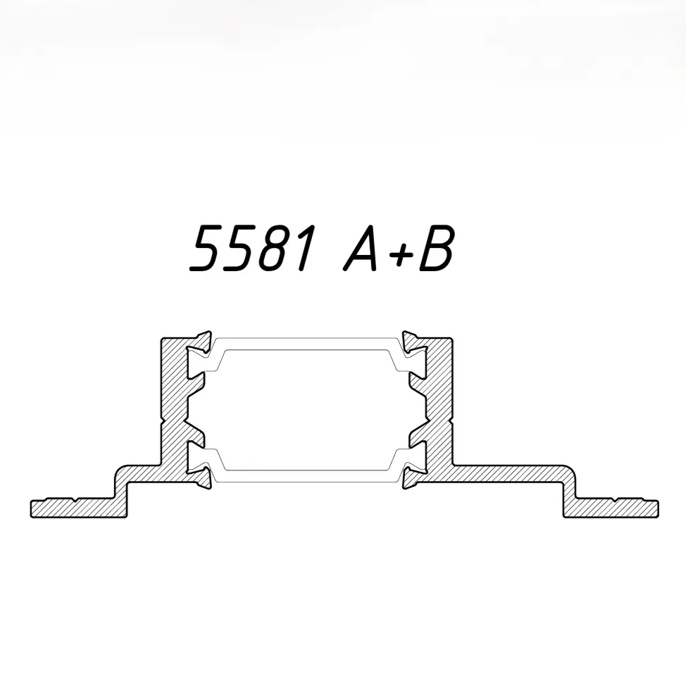 F 5582 Профил за вграждане на врати и прозорци 6 м 