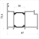 D 8704 Entrance Door Frame – 6 m