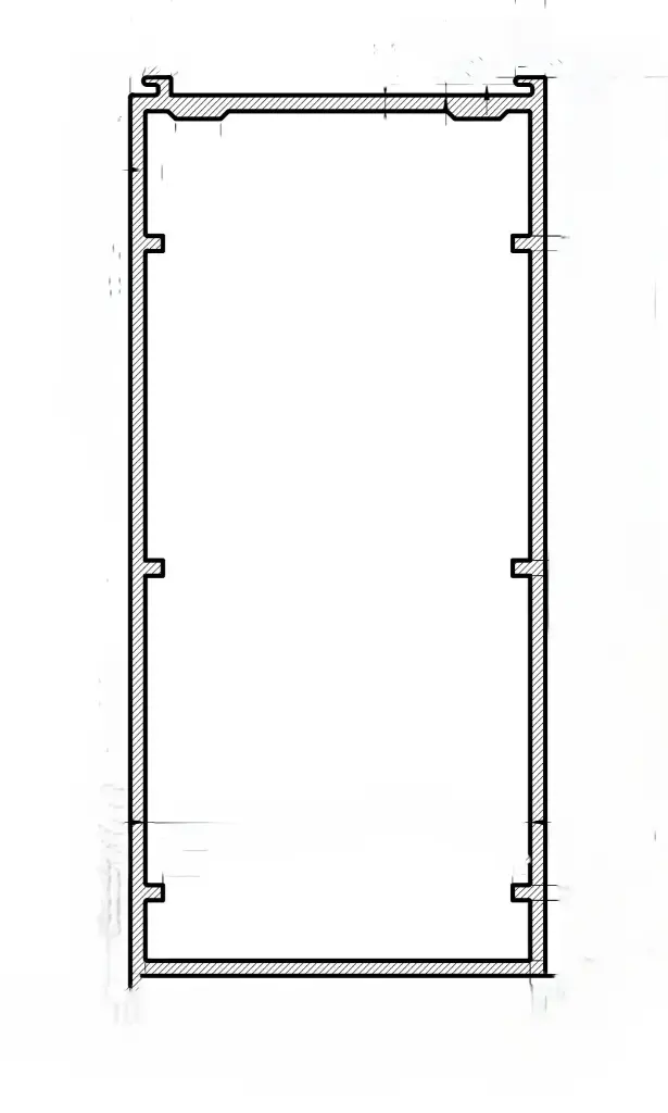 5511 Horizontal Transom 127 – 6 m