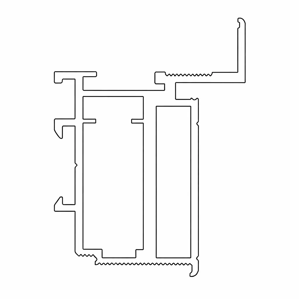 6601 Flush door frame 6 m