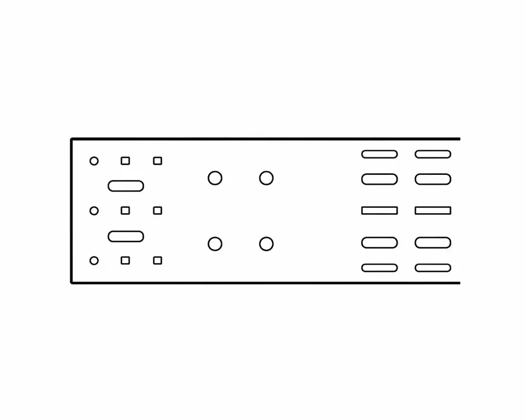 8852 Corner Base Plate for Structural Facade