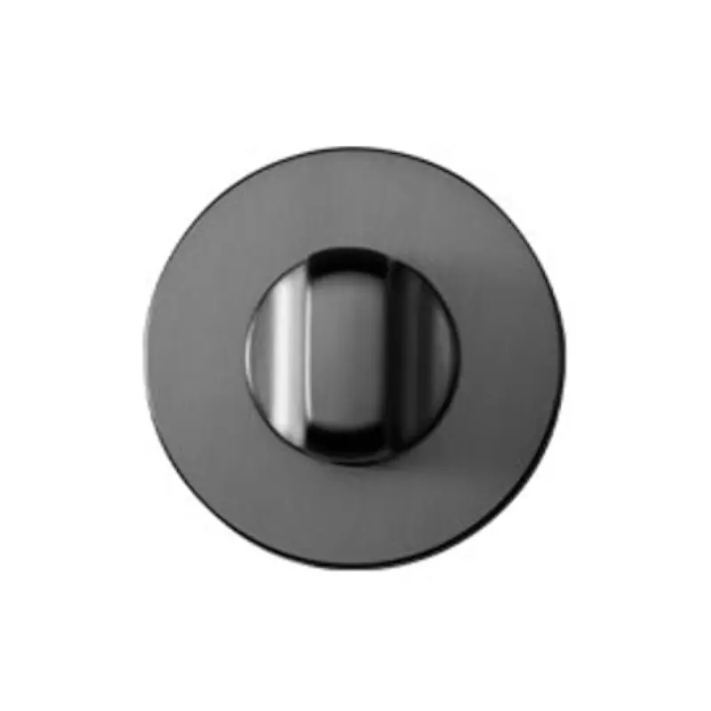 Round WC rosette – solid brass