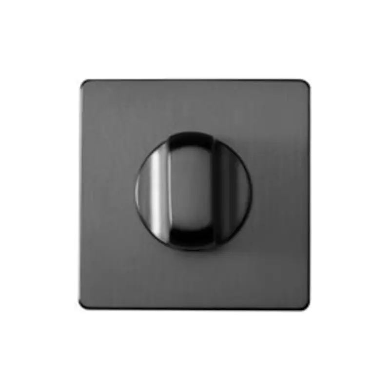 Square WC rosette – solid brass