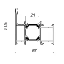 W 6701 Frame Slim – 6 m