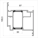 D 8717 Entrance Door Sash Opening Inward – 7 m