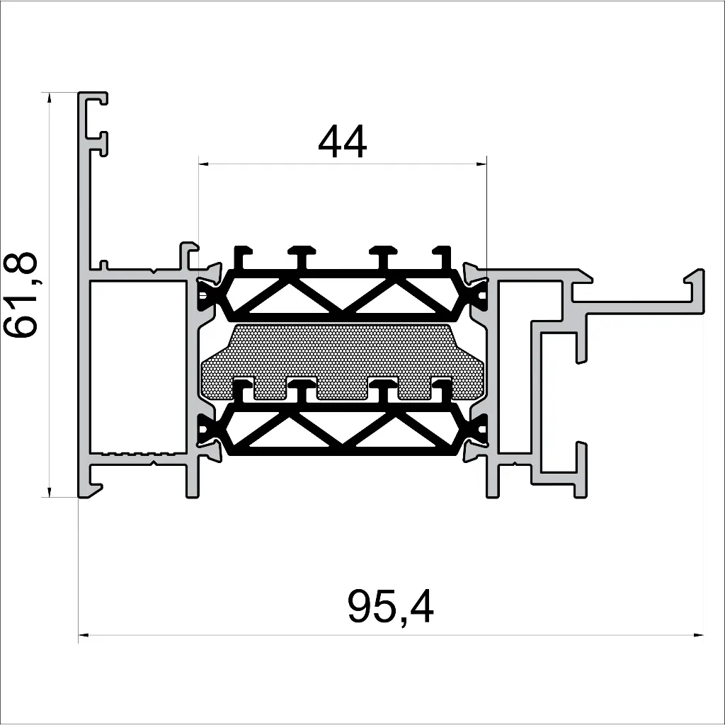 W 8703 Frame Wood– 6 m