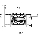W 8703 Frame Wood– 6 m
