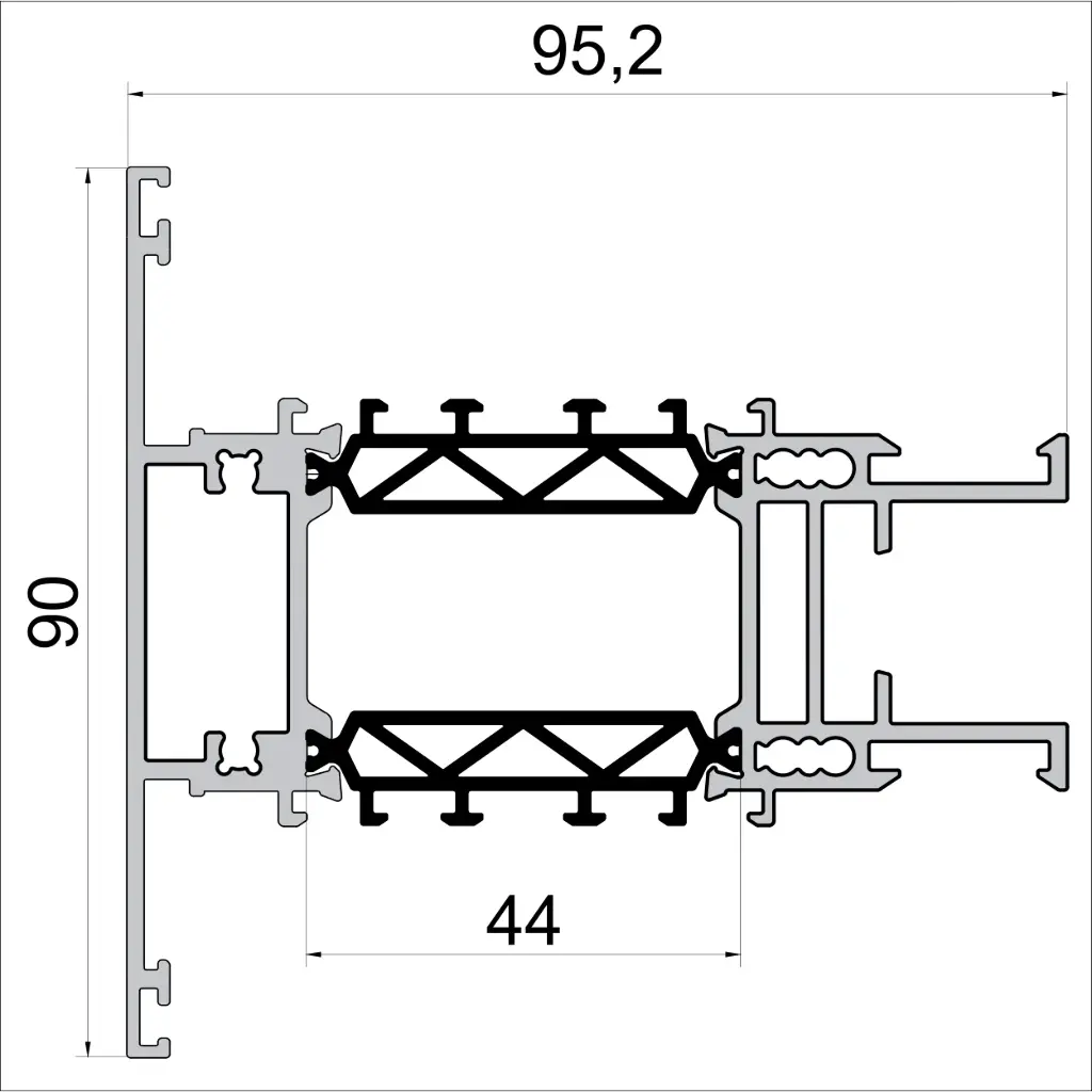 W 8723 Делител Wood 6 м