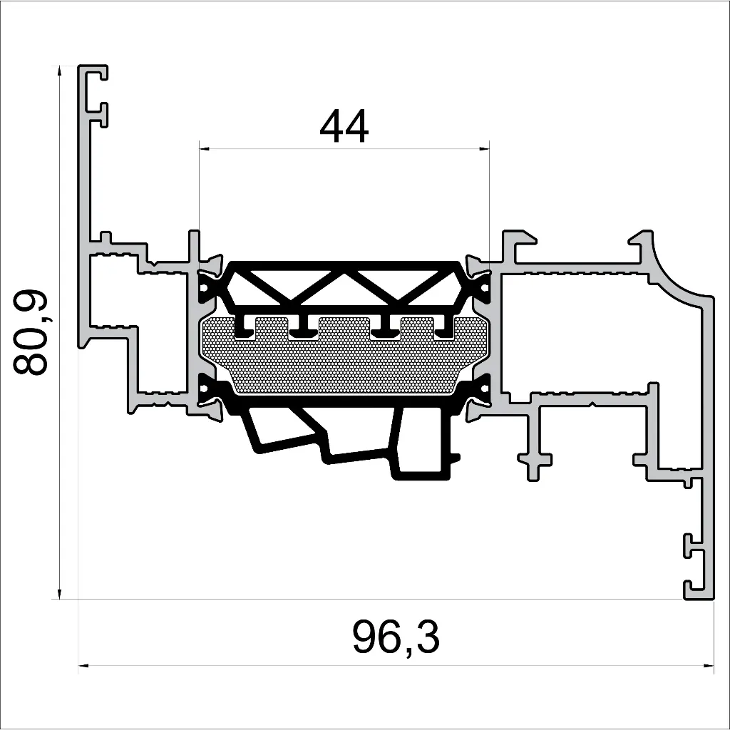 W 8712 Sash Renaissance – 6 m