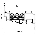 W 8712 Sash Renaissance – 6 m