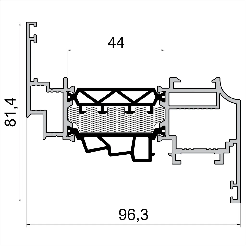 W 8714 Sash Renaissance EU – 6 m