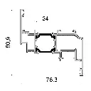 W 6712 Sash Slim Renaissance – 6 m