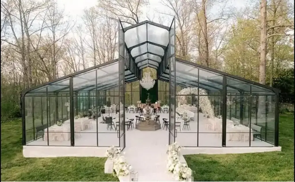 Panoramic event tent