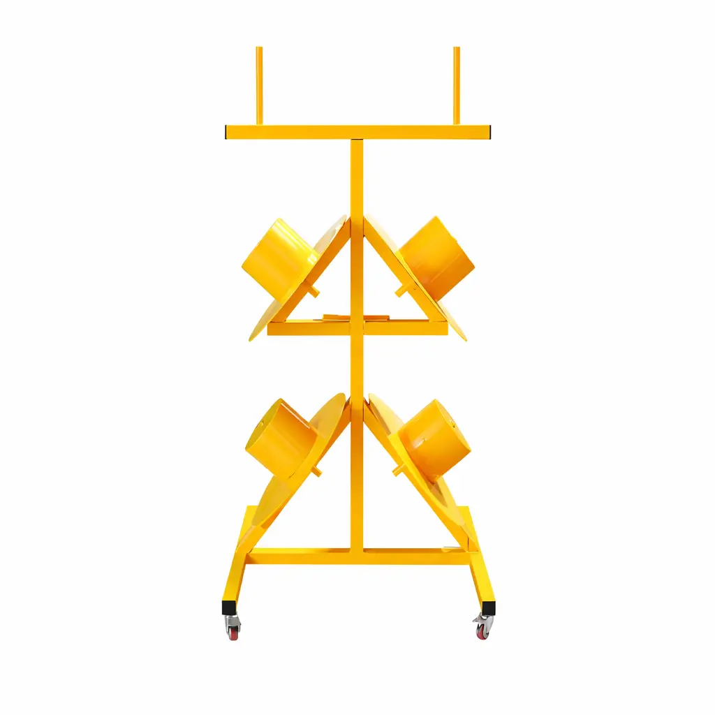 Inclined Trolley for Adhesive Tape Rolls