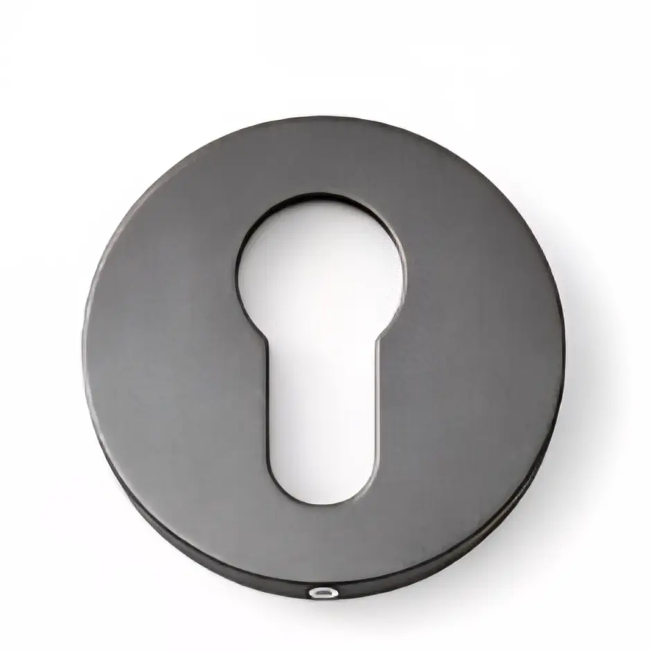 Round rosette for cylinder – solid brass