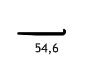 5088 Носач за стъклоп. 55 мм