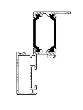 F 5542 Structural Vent Sash for 44 mm IGU