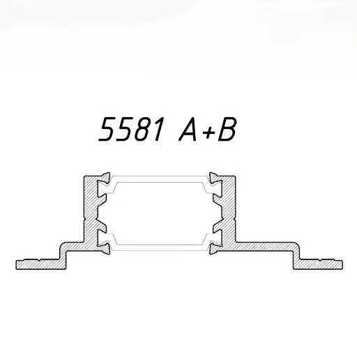 F 5582 Профил за вграждане на врати и прозорци 6 м 