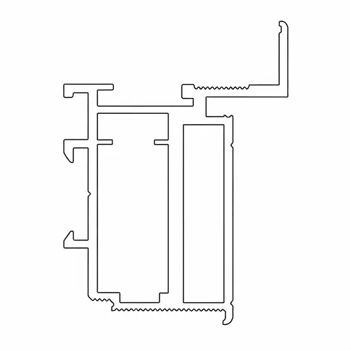 6601 Flush door frame 6 m