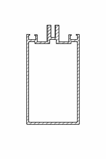 5501 Vertical Mullion 128 – 6 m