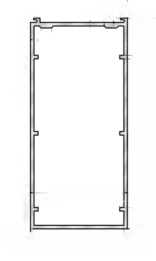 5511 Horizontal Transom 127 – 6 m