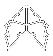 420.000 Ъглонабивна сглобка врати 6 м