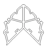 420.314 Сглобка крило врати