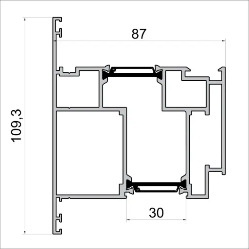 D 8716 Entrance Door Sash Opening Outward – 7 m