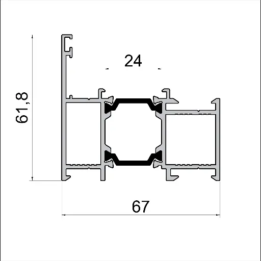 W 6701 Frame Slim – 6 m