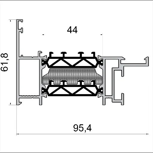 W 8703 Frame Wood– 6 m
