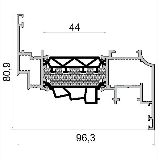 W 8712 Sash Renaissance – 6 m