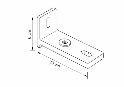 8851 Structural Facade Base Plate – 10 cm
