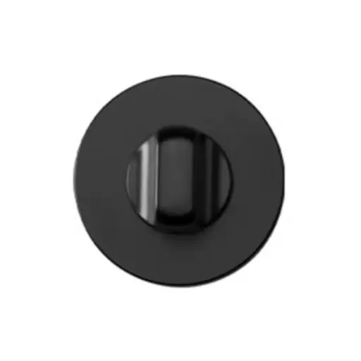 Round WC rosette – solid brass