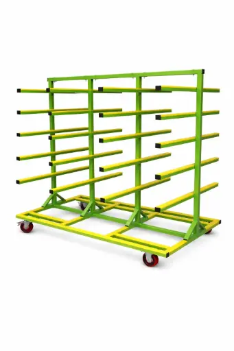6-Tier Material Trolley