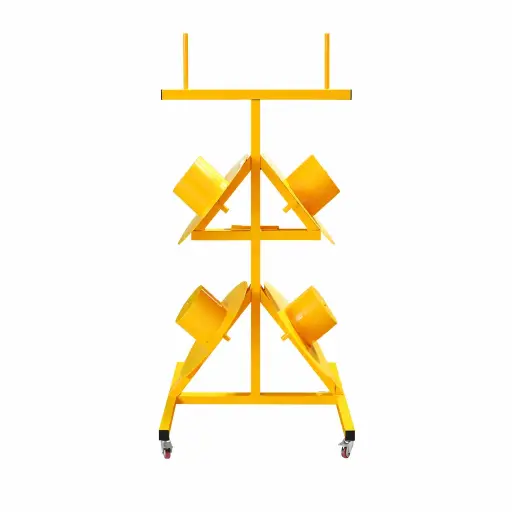 Inclined Trolley for Adhesive Tape Rolls