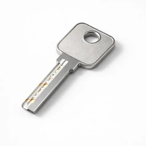 Key blank for euro cylinder