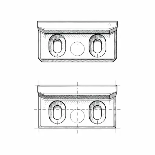 Strike plate for eccentric cam