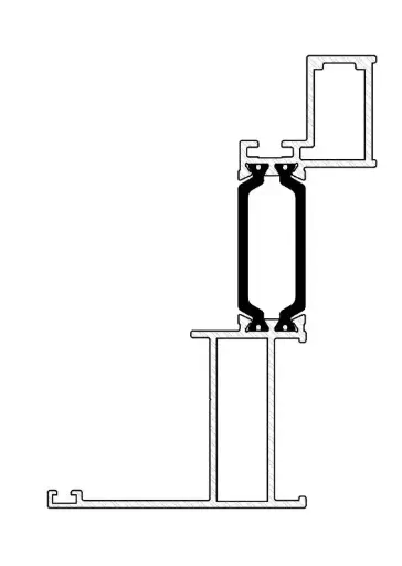 F 5532 Concealed Structural Vent Frame for 44 mm IGU
