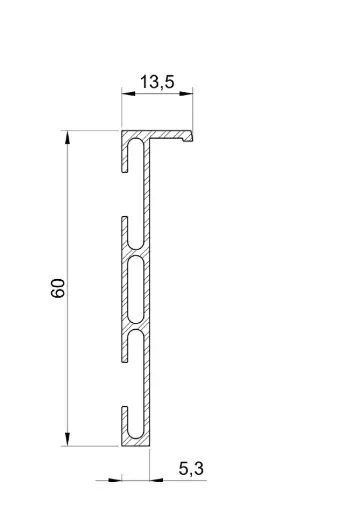 Recessed floor skirting for flush doors